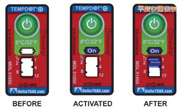 平度溫度指示標(biāo)簽 累計(jì)上升時(shí)間/溫度的標(biāo)簽