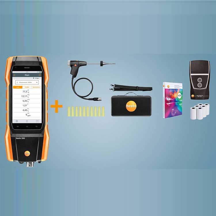 testo300LL長(zhǎng)壽命煙氣分析儀基礎(chǔ)款2(二組分)