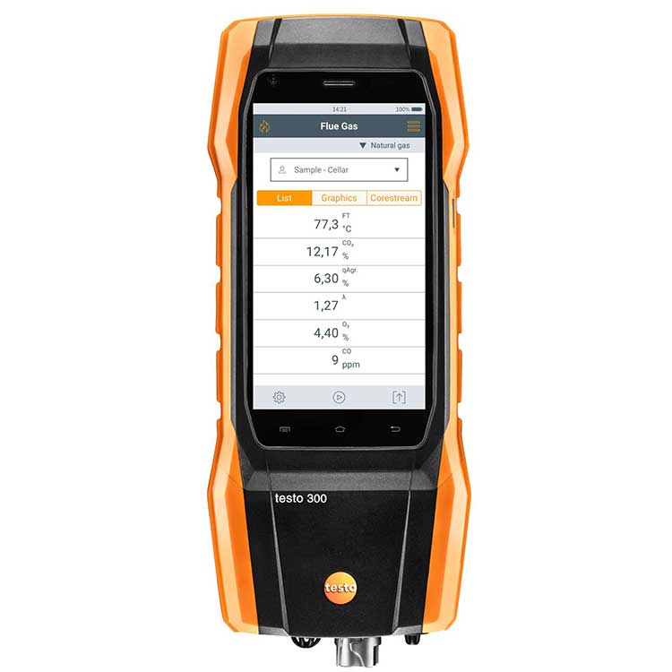 testo300LL長壽命煙氣分析儀基礎(chǔ)款1(三組分)